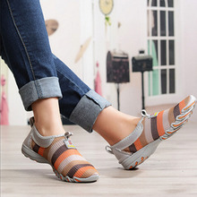 Women Shoes Casual Autumn Summer 2015 Fashion Ladies Breathable Beach Mesh Walking Shoes Platform chaussure femme