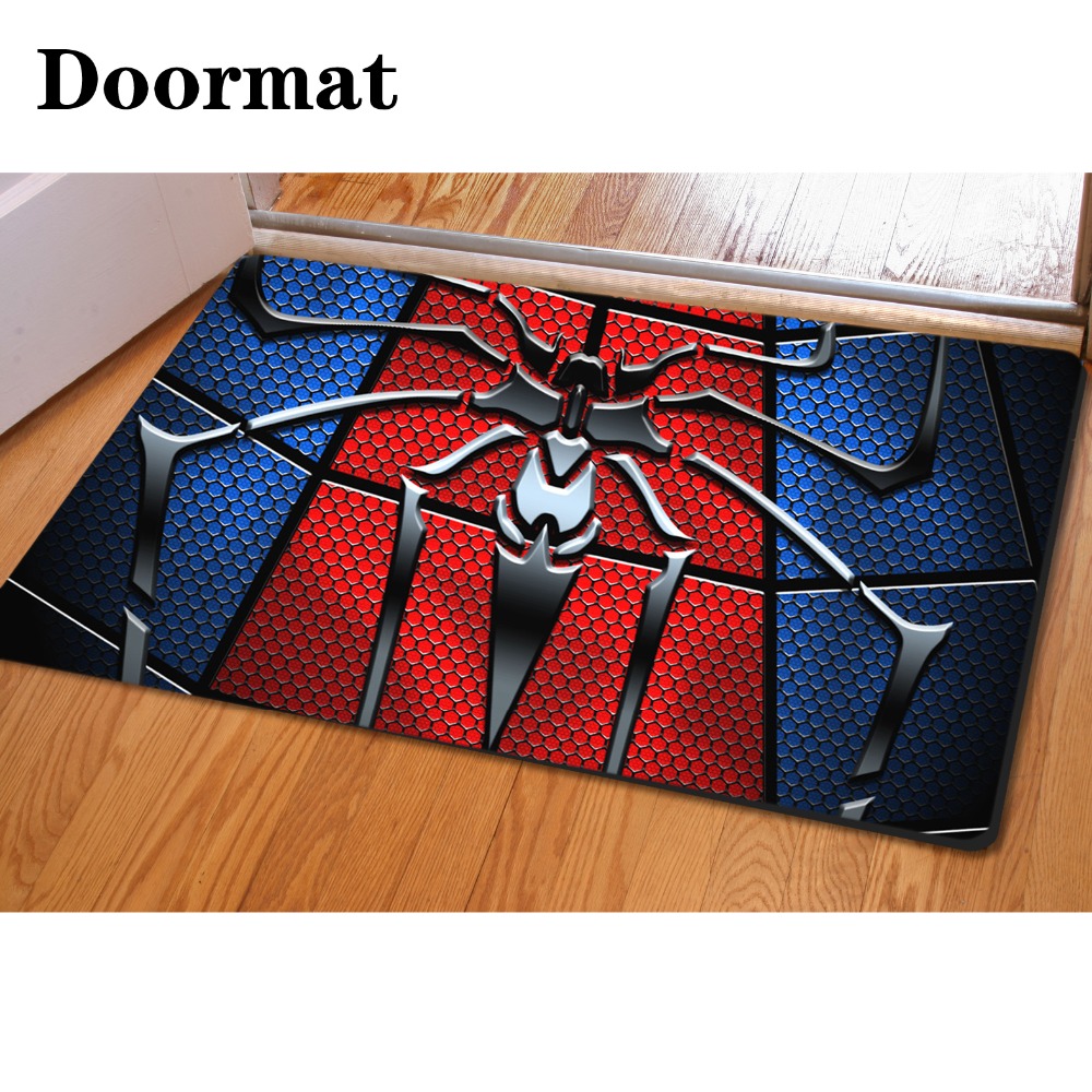 ... -Captain-America-Iron-Man-Spiderman-Bedroom-Carpet-Bath-Mats-Soft.jpg