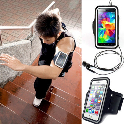  4 Hot Sale running Sports Arm band Cell Phone Waterproof Pouch Arm Belts protect Case