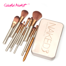 Hot Sale 12 Pcs High Quality makeup brush set pinceaux maquillage Professional makeup brushes Free Shipping