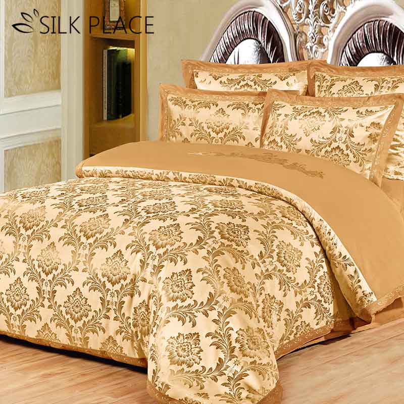 New Designer Comforter Bedding Set Satin 100% Cotton Jacquard Bed Sheet  Warm Duvet Cover Bedding Set  