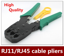 Lowest Price Free shipping 1pcs 4/6/8 Pin pressing pliers RJ11 / RJ45 cable clamp wire stripping knife