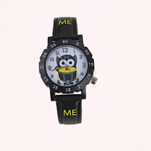 Hot KEZZI Leather Strap Fashion Cute Cartoon Children Watch Super Design Analog – Digital Wrist Watch For Boys Girls k1143