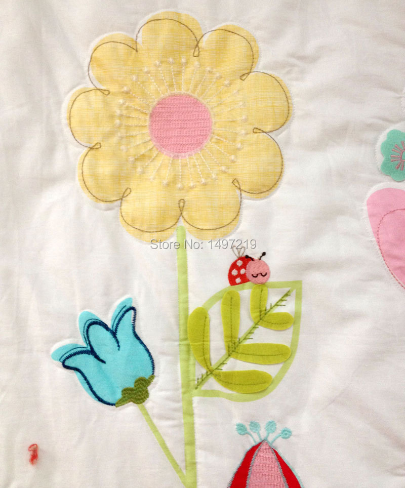 PH143 embroidery crib comforter sets (8)
