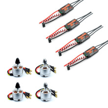 4 x 2212 920KV Brushless Motor Sil & 4 x E-TECH 30A Simonk ESC for F450 F550