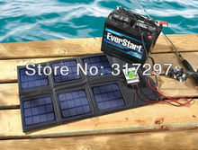 18 Watt Folding Solar Panel with 10 Amp Charger