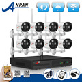 Plug And Play P2P 720P HD Outdoor IR IP Camera WIFI Security CCTV Camera System 8CH