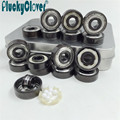 Pro blacken Excellent Speed 627 z Skate Bearing Abec11 Hybrid Ceramic Ball Skate roller ski Bearing