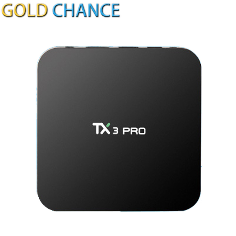 TX3 PRO Android 6.0 Amlogic S905X Quad core Set top box 1G/8G Android TV Box HDMI H.265 WIFI Media Player Smart tv box
