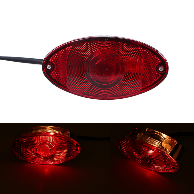Universal Dirt Bike Motocross Tail Brake Running Rear Light Auxiliary
