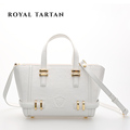 ROYAL TARTAN luxury handbag designer genuine leather bag OL fashion tote women messenger bags crossbody for