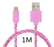 3FT 1m New colorful Braided Data Sync Adapter Charger USB cable cord wire For iPhone 6