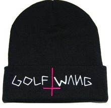 Free shipping Odd future clothing wang wolf gang hiphop black Beanies and Skullies golf Winter Hats . bear ear