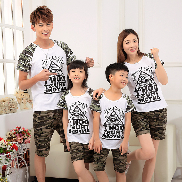 Family Outdoor Sports Clothes Matching Outfits Clothing ...
