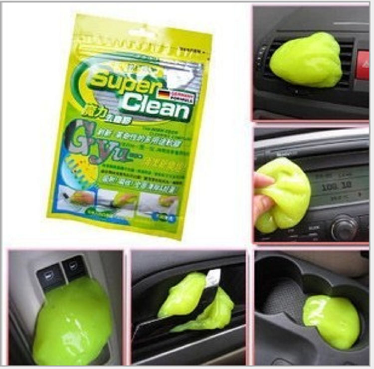 Car Cleaning Sponge Products Auto Universal Cyber Super Clean Glue Microfiber Dust Tools Mud Gel Products