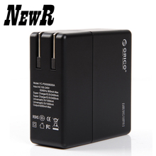 NewR DCK 4U BK Black 4 port USB Portable Wall Charger FOR Cell Phone Tablet PC