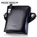 100% Guranteed Genuine Leather Men's Casual Mini Messenger Bag/waist