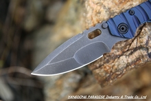 2015 NEW High quality Strider D2 steel blade TC4 titanium handle folding knife tactical survival camping