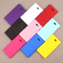 For Sony M2 Ultra Thin Matte Scrub Frosted Hard Back Mobile Phone Case PC Cover For Sony Xperia M2 Aqua