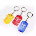 New Pokemon GO Keychain Team Valor Instinct Mystic Logo God Tag Metal Pendant Metal Keyring for