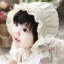 High Quality Newborn Baby Girls Cotton Hats Sun Cap Bonnet Infants Toddler Sunhat Beanies 0-8 Month