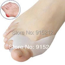 Hot Free Shipping Silicone Gel Foot toe Separator thumb valgus protector Bunion adjuster