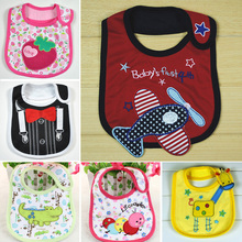 high quality Baby bibs Burp Cloths cartoon Feeding towels Waterproof cotton infant Accessories boys girls bib babador Wholesale