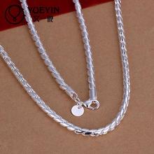 N012 Fashion Men Jewelry Silver Jewelry Necklace Pendants Choker Vintage Statement Chain collar Wedding Accessories