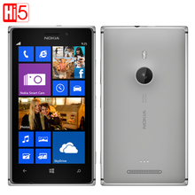 Nokia Lumia 925 Original Unlocked Windows Mobile Phone 8 4.5” 8MP WIFI GPS 3G&4G GSM 16GB  Version freeshipping