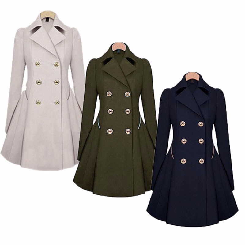 2015 Women Autumn Winter Woolen Long Sleeve Overcoat Designer Slim Fit Coat Zanzea Femininas Clothes S-XXL (13)