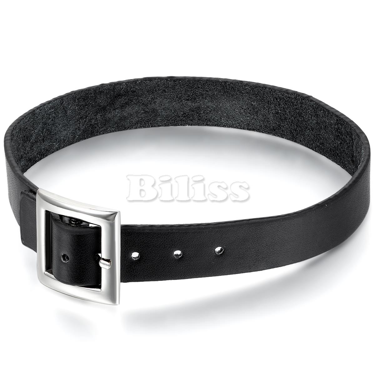 collar de gargantilla de cuero