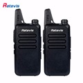 2pcs Mini Walkie Talkie Retevis RT22 2W UHF 400 480MHz VOX Scan CTCSS DCS Dustproof Ham