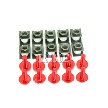 6mm Motorbike CNC Fairing body work Bolts Screws 10 pcs For yamaha fz1 xj6 YFZ450 Balance YZ 250FX kawasaki er6n NINJA 250R