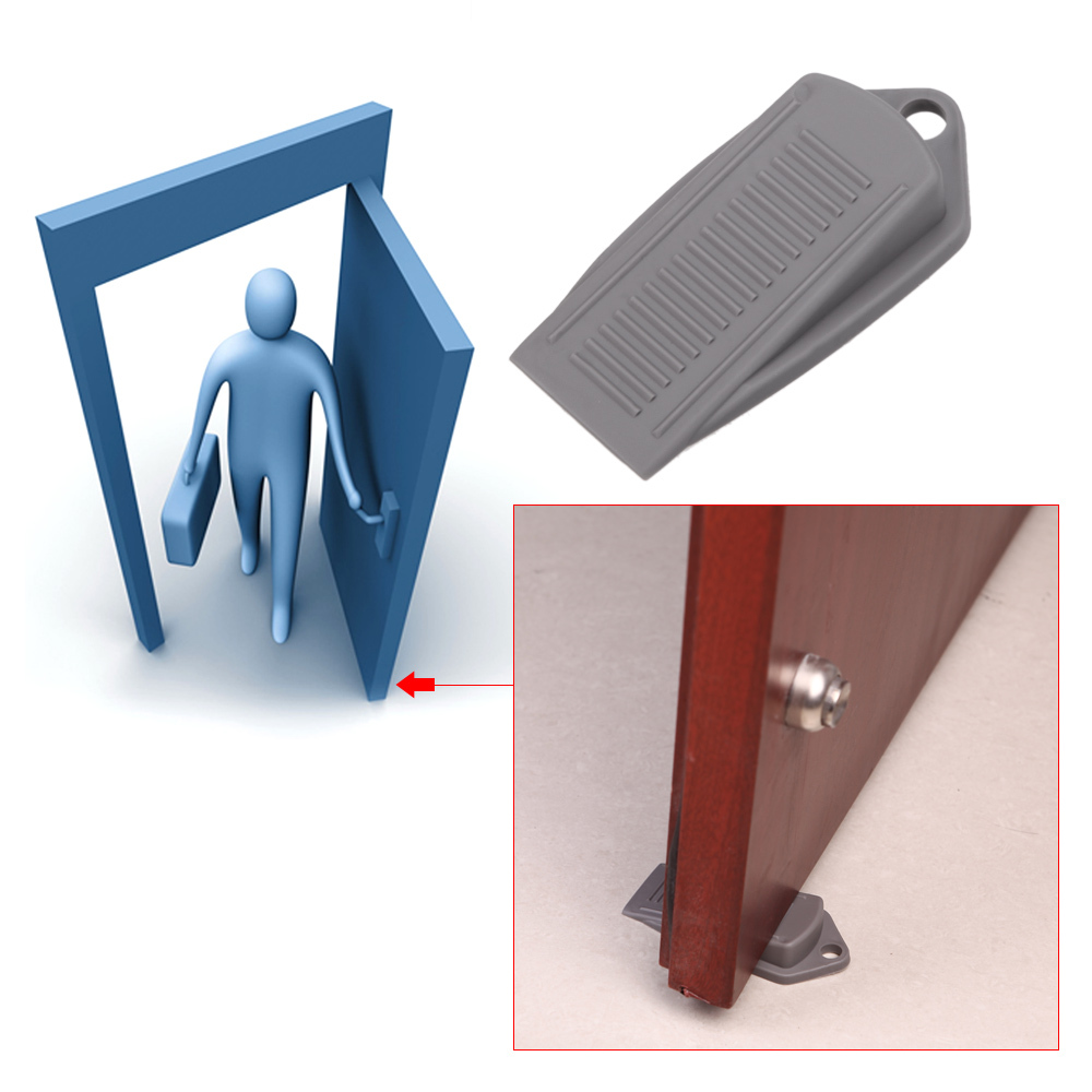 New 5pcs pack Megnetic Child Baby Safety Door Stopper Inserted Door Stop Card Holder Lock Baby
