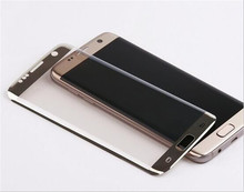 3D Full cover 9H 2.5D 5.1 inch Tempered Glass Screen Protector film for samsung galaxy s7 edge cambered