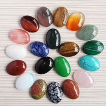 Free shipping 20pcs/lot 25*18mm Mixed Natural stone Oval CAB CABOCHON teardrop Wholesale opal/rose quartz/Tiger eye stone beads