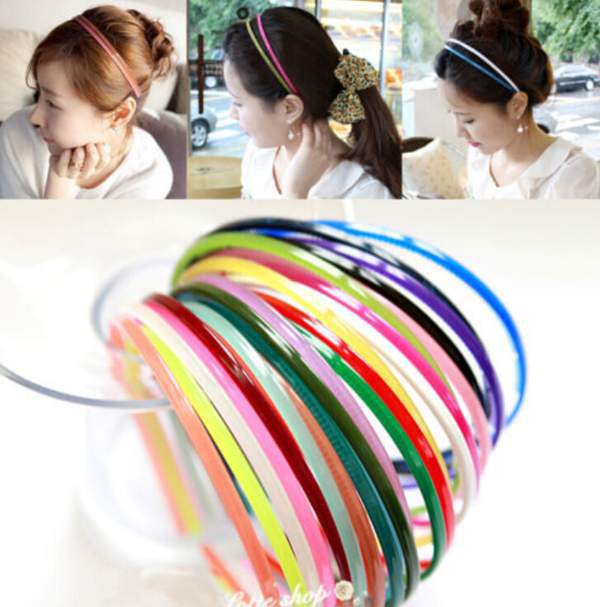 Fashion Cute 10pcs Mixed Color Plastic Teeth Lady Girl KIDs Headband Hairband Hair Accessories