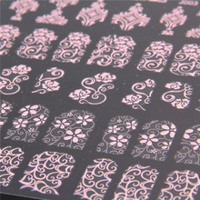 Fashion Brand lady Nail art beauty tools 3D DIY Flower Design Nail Art Stickers Flower Manicure