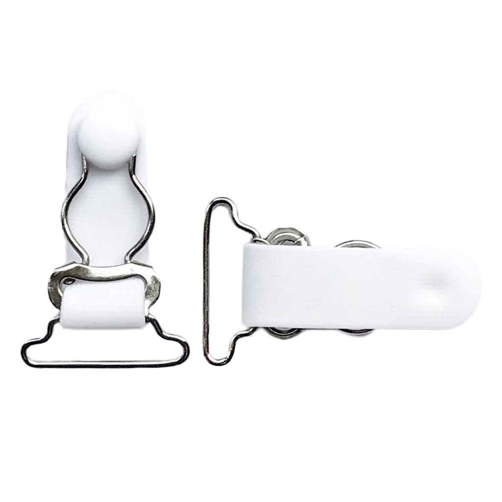 Description Picture 5 of item10PCS Womens Leg Garter Straps Thigh Black White High Stockings Suspender Belt Metal Clips Wholesale