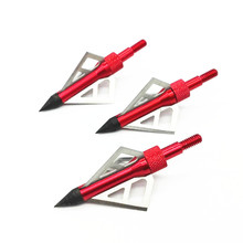 6pcs lot 100GR high quality hunting crossbow arrow broadhead also used as archery bow and arrow