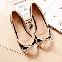 2016 new Fashion womens shoes Ballet ballerina sapatilhas Princess Round toe women Flats slip on Lining Leatherflat shoes