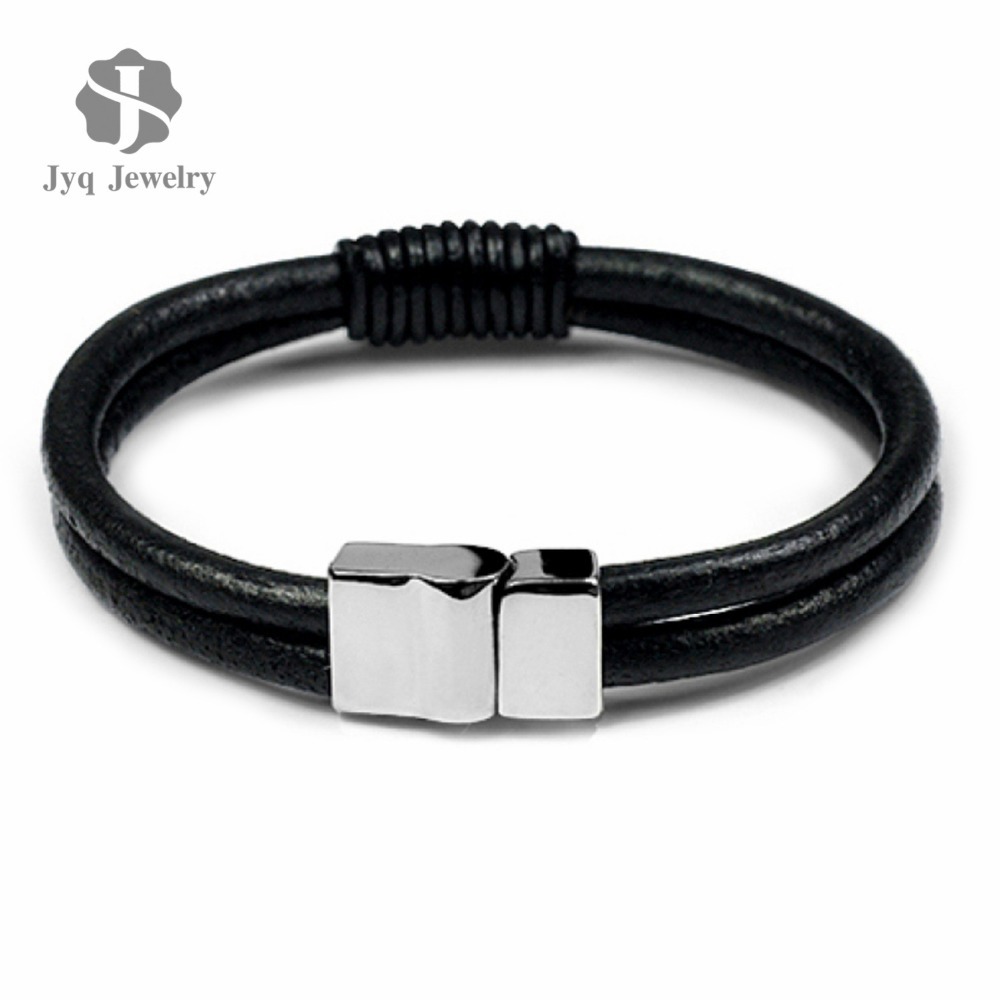 New SuperStar Style Bracelets Bangles Cool Handmade Men Punk Bracelet Leather Bracelets for Men Jewerly 2015