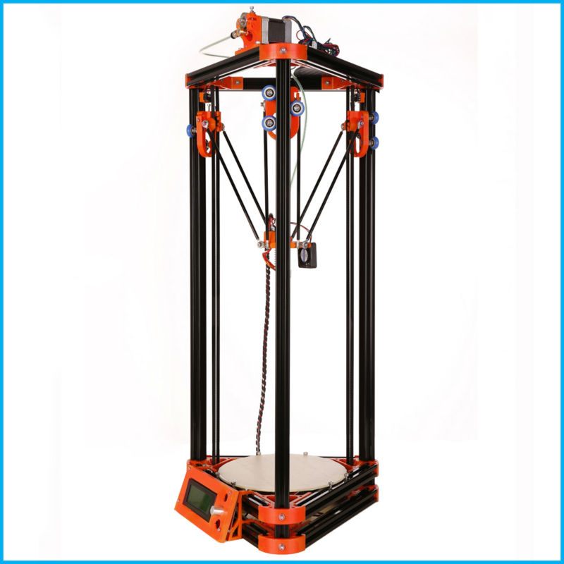 Kossel K800 3d printer kossel diy 3d printer kit with 40m filament masking tape 8GB SD