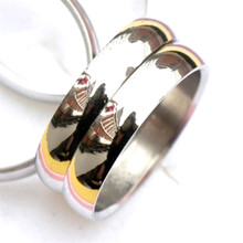 12Pcs Wholesale Jewelry Lots Unisex Stainless Steel Silver Simple Band Rings Free Ship