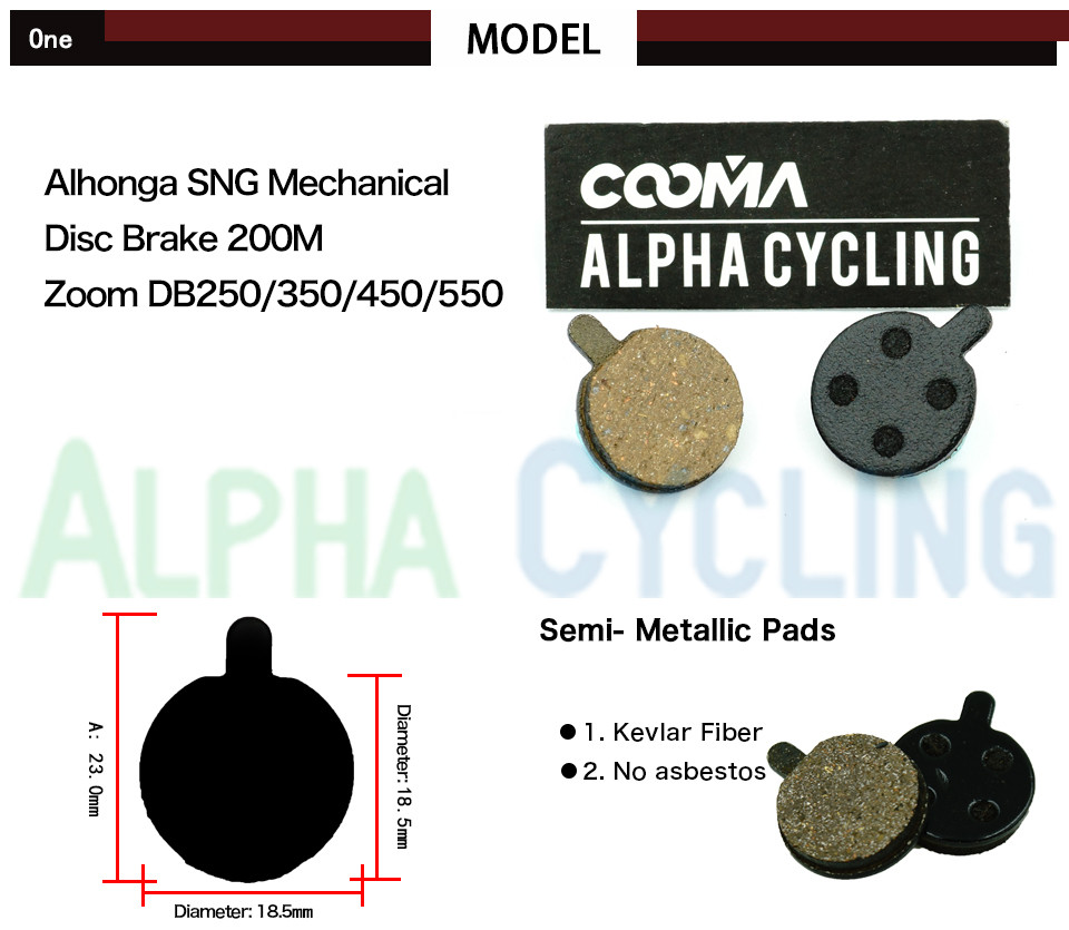 bisiklet disk fren balatalari icin alhonga sng mekanik disk fren 200 m zoom db250 350 450 550 disk fren recine siyah 10 pr bp015 fren balatalari disk fren pedleri bisiklet disk fren pedleri aliexpress