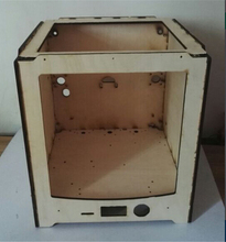 3D printer Ultimaker 2 frame UM2 panel kit 3 D printer Diy laser cut wooden frame kit/set 6 mm wood Ultimaker 2 frame shell case