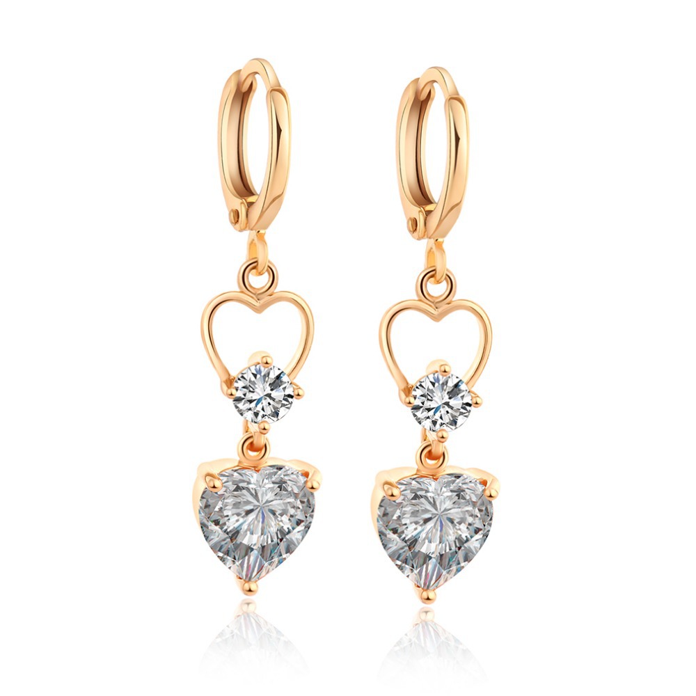 -18K-Gold-Filled-Jewelry-Dangle-Earrings-Fashion-Hollow-Out-Heart ...