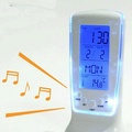 Hot Sell Practical Intelligent Home Furnishing Digital LED Backlight LCD Display Table Alarm Clock Thermometer Calendar