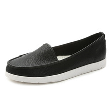 Bingo New arrivel 2016 Women Black/White Flat Shoes Ballet Flats Womens Loafers Shoes Woman zapatos mujer free shipping
