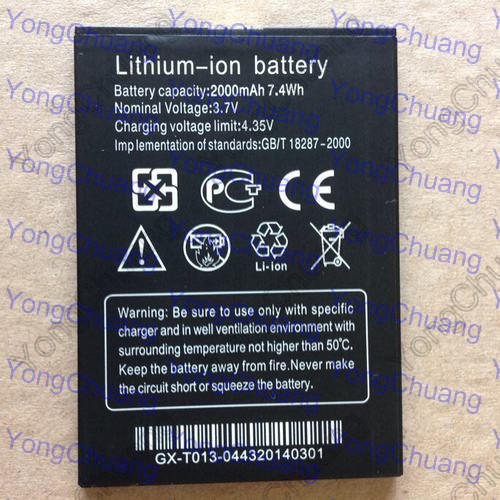 THL w200 Battery 100 New Original 2000mAh Lithium ion Battery for THL W200 w200s W200C Smart